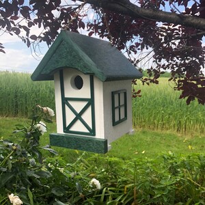 Barn Wren House Super Simple to Clean Birdhouse Poly Lumber Amish-made