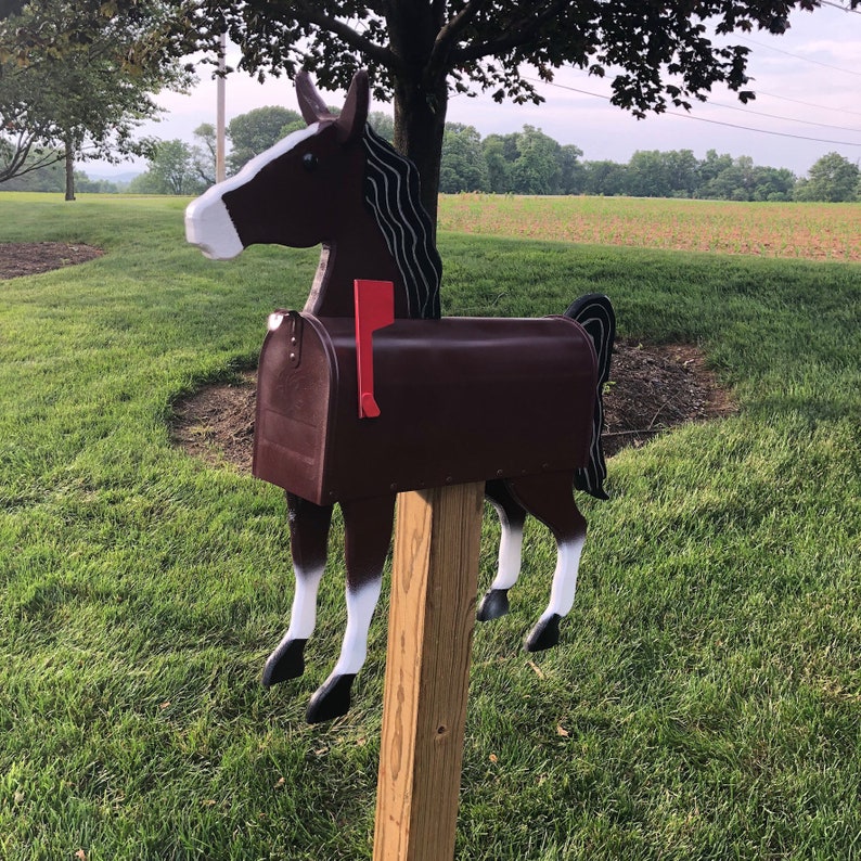 Unique Horse Mailbox Perfect for Horse Farm or Horse Lover Etsy