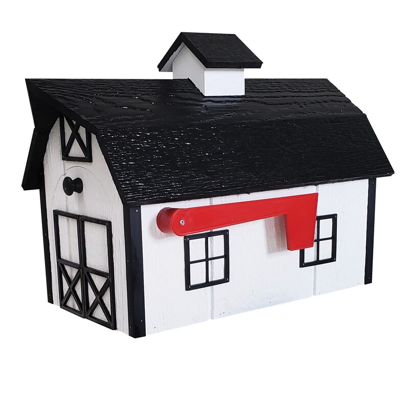 Traditional Barn Style Mailbox Free Shipping Unique | Etsy