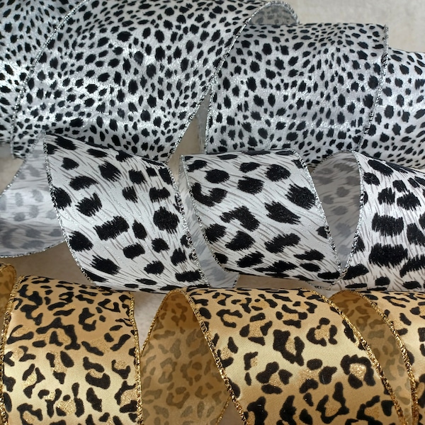 Cheetah Print Ribbon - Etsy