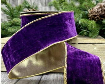 Purple Vintage French Velvet