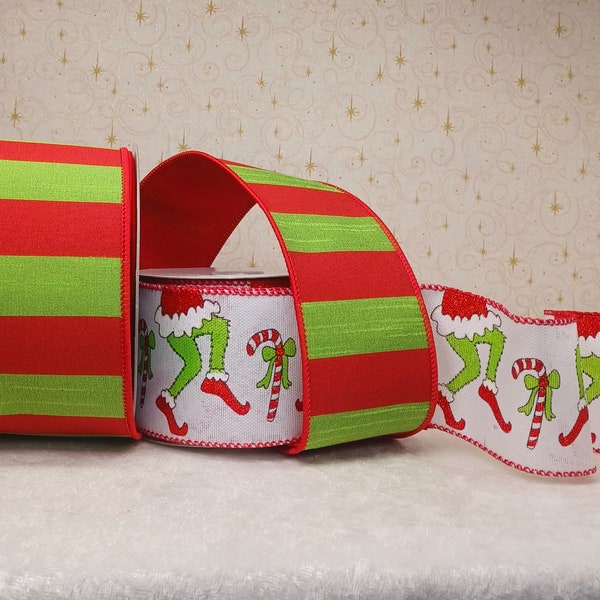 Grinch Ribbon Etsy