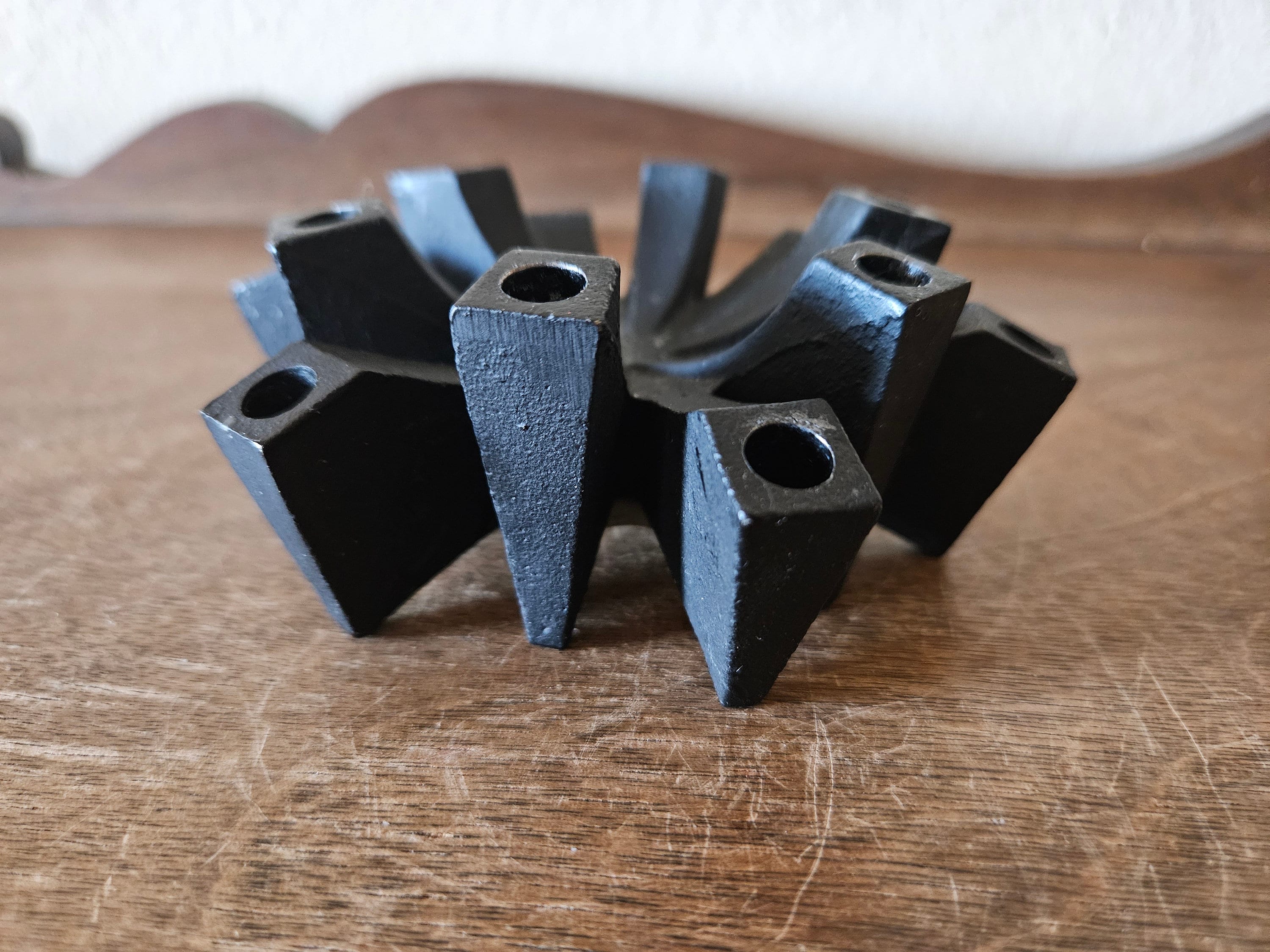 1960s DANSK スパイダー キャンドルホルダー 鋳鉄 ミッド
