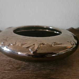 Vintage Haeger USA Metallic Bronze  Planter, Vase