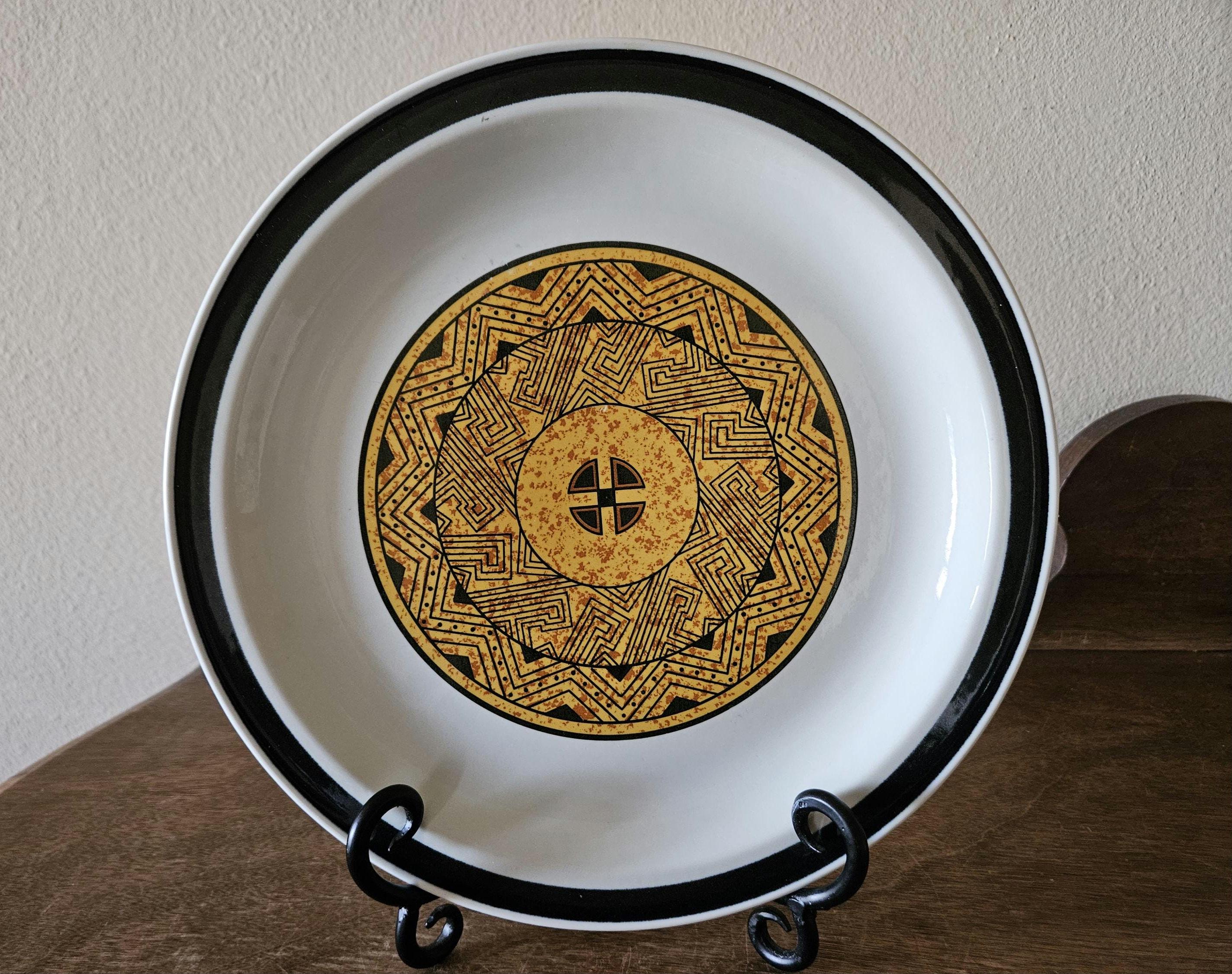 Aztec Dinnerware Set - Etsy Aztec Dinnerware Set - Etsy