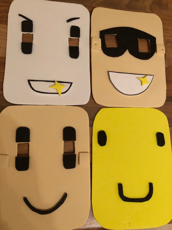 Roblox Figure Childrens Gamer Masks Party Favour Etsy - roblox daddy etsy