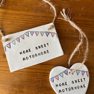 Home sweet home moving in our gift keepsake for friend family memory festival camping motor home caravan tent narrowboat yaught holiday