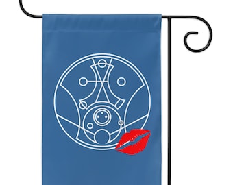 Hello Sweetie Swak River Song Circular Gallifreyan Yard Flags