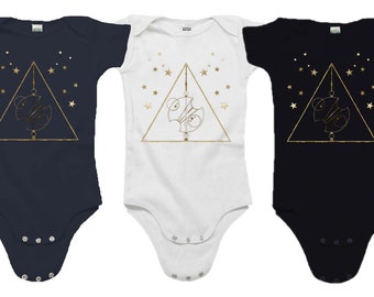 The Doctor Who Lived Doctor Who - Wizarding World Inspired Mashup Organic Baby Onesie