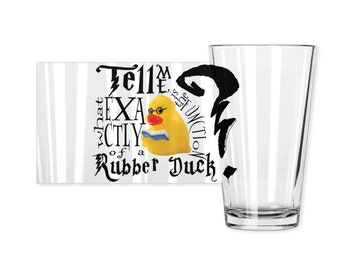 Harry Quacker Wizarding World Inspired Pint Glasses