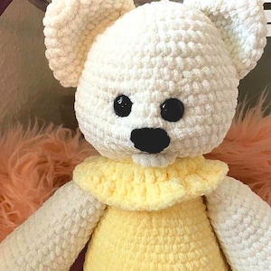 Handmade Amigurumi Teddy Bear – Crocheted Soft Toy for Baby & Child | Birth Gift