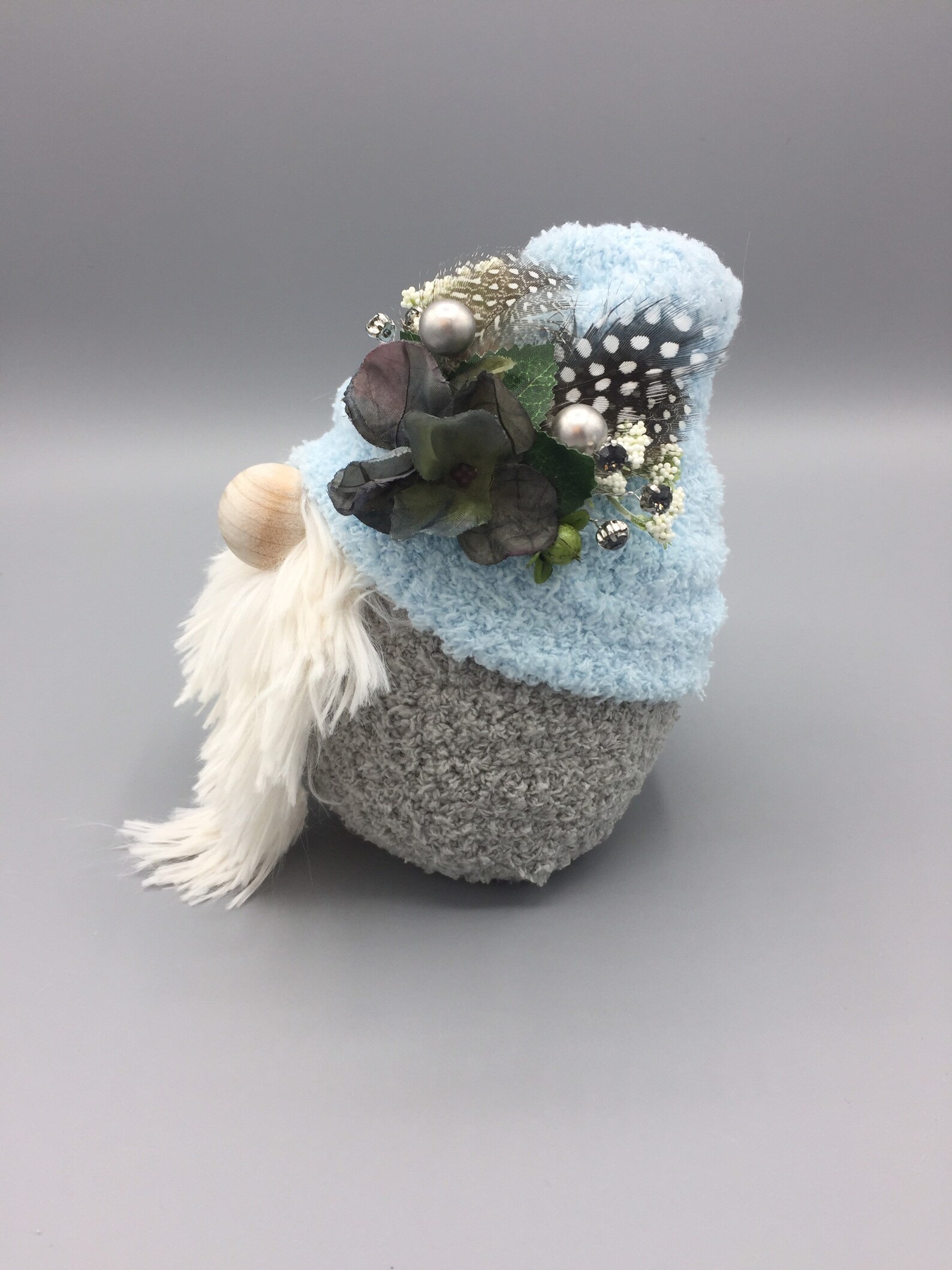 Spring Gnome Country Gnome Blue Gnome Sock Gnome Rice Etsy