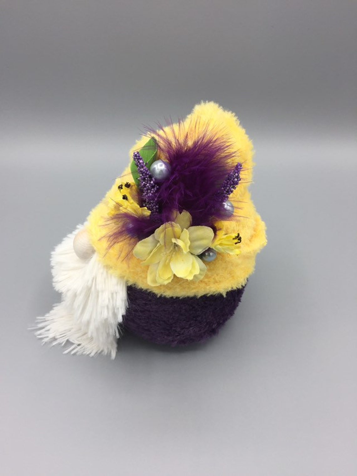 Festive Gnome Whimsical Gnome Rice Gnome Sock Gnome Yellow Etsy