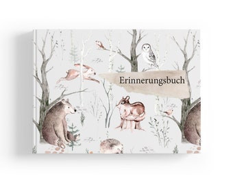 Erinnerungsalbum 1. bis 18 Jahr / Fotoalbum / Erinnerungsalbum 18 Jahre / Fotobuch zum Gestalten / Fotobuch inkl. Leerseiten