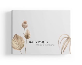 Freundebuch Babyparty / Babyshower / Babyparty Gästebuch / Mommy to be / Gästebuch zur Babyparty