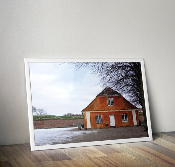 Wall Print Architecture Photography House Winter Photo Etsy