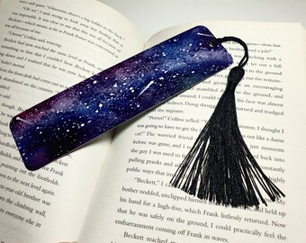 Deep Purple Galaxy Bookmark/ Aluminium Bookmark