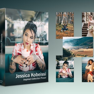 Jessica Kobeissi Inspired Preset Lightroom Mobile Desktop Inspired Filter Portrait Contrast Moody Model