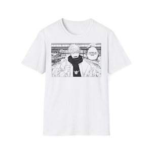Gojo Satoru Manga Panel T-Shirt: Jujutsu Kaisen Anime Gift image 5