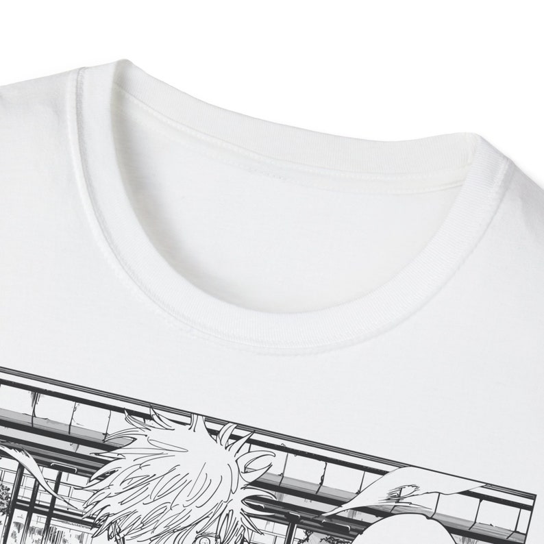 Gojo Satoru Manga Panel T-Shirt: Jujutsu Kaisen Anime Gift image 6