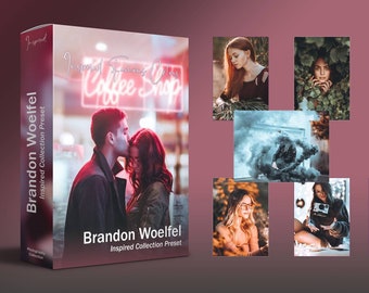 Brandon Woelfel Preset Inspired Lightroom Mobile Desktop Filter Neon
