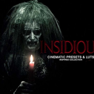 Insidious Inspired Preset LUT Film Look Cinematic ProRes C-Log V-Log S-Log REDLOG BMDFilm FilmBMD HLG3 HLG2 Log Resolve Premiere Photoshop