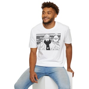 Gojo Satoru Manga Panel T-Shirt: Jujutsu Kaisen Anime Gift image 3