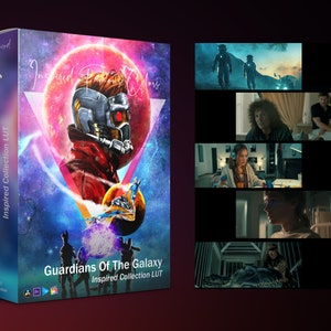 Guardians of the Galaxy Inspired Preset LUT Film Look Cinematic ProRes C-Log V-Log S-Log REDLOG BMDFilm FilmBMD HLG Log Resolve Premiere