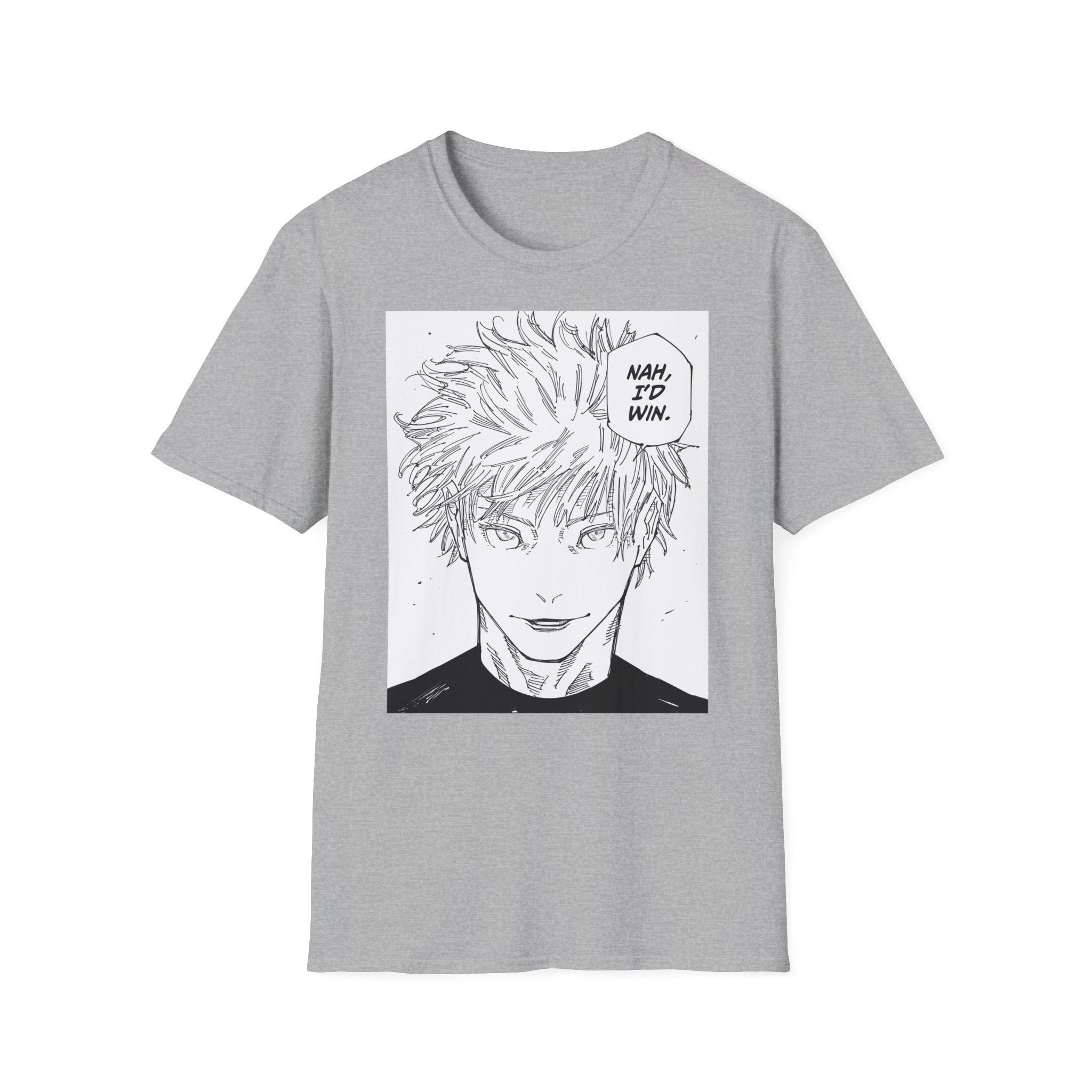 Jujutsu Kaisen Gojo Nah, I'd Win T-shirt Unisex Softstyle Gift Anime ...
