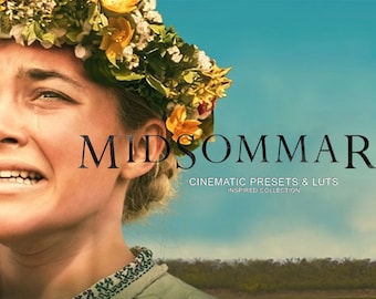 Midsommar Inspired Preset LUT Film Look Cinematic ProRes C-Log V-Log S-Log REDLOG BMDFilm FilmBMD HLG3 HLG2 Log Resolve Premiere Photoshop