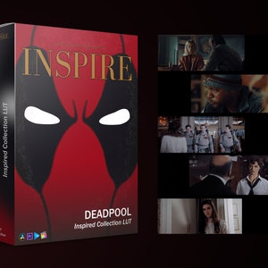 Deadpool Inspired Preset LUT Film Cinematic ProRes C-Log V-Log S-Log REDLOG BMDFilm FilmBMD HLG3 HLG2 Log Resolve Premiere