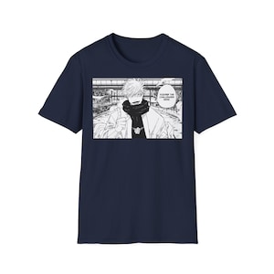 Gojo Satoru Manga Panel T-Shirt: Jujutsu Kaisen Anime Gift image 8