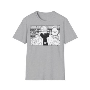 Gojo Satoru Manga Panel T-Shirt: Jujutsu Kaisen Anime Gift image 9