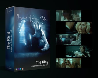 The Ring Inspired Preset LUT Film Cinematic ProRes C-Log V-Log S-Log REDLOG BMDFilm FilmBMD HLG3 HLG2 Log Resolve Premiere