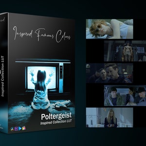 Poltergeist Inspired Preset LUT Film Cinematic ProRes C-Log V-Log S-Log REDLOG BMDFilm FilmBMD HLG3 HLG2 Log Resolve Premiere