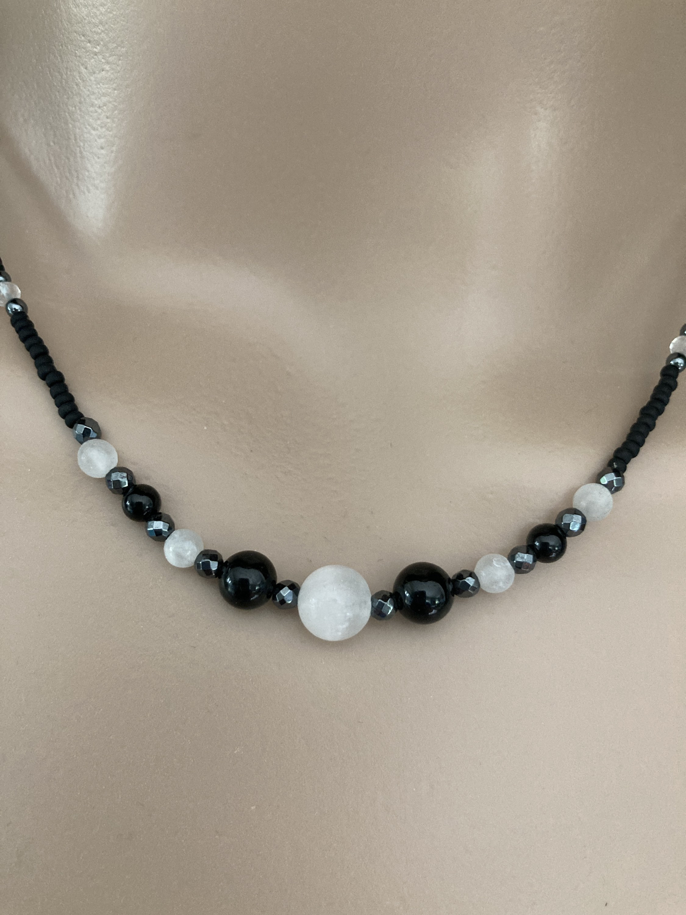 Empath Protection,Black Tourmaline, Selenite, Hematite, Quartz Crysta…