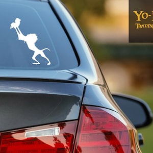 Rafiki Holding Simba Disney Decal | Lion King Decal | Gift for him | Gift for her| Disney Inspired Sticker for Car, Phone or laptop