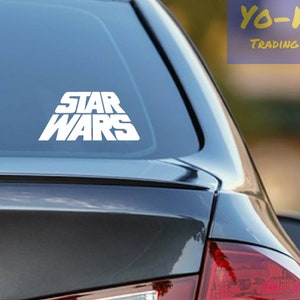STAR WARS retro logo Decal Sticker for Car, Laptop, Suitcase, Notebook, mug