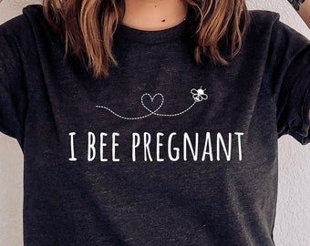 Cute Pregnancy Shirt, Funny Pregnant Shirt, Bee Shirt for Pregnant Wife, Bee Mom Shirt, Cute Pregnancy Gift Ideas, Cute Maternity Clothes