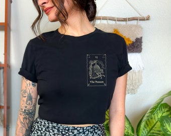 Possum Shirt, Opossum Shirt, Possum T shirt, Possum Gift, Pocket, Tarot Card, Mystical, Witchy, Gen Z, Weird, Ironic Shirts that Go Hard