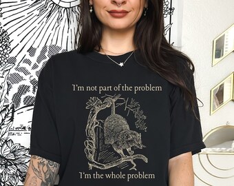 Possum Shirt, Opossum Shirt, Possum T shirt, Possum Gift, Sarcastic Shirt, Offensive, Inappropriate Gen Z, Weird, Ironic Shirts that Go Hard