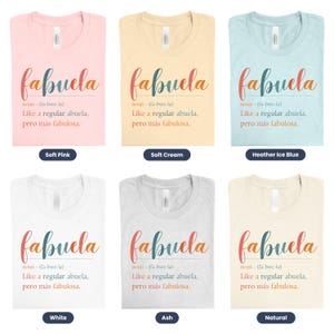 Camiseta de abuela, Regalo para abuela, Regalo para abuelita, Camiseta para abuelita, Regalos para abuela, Regalo para abuela mexicana, Día de la Madre, Cumpleaños, Navidad imagen 2