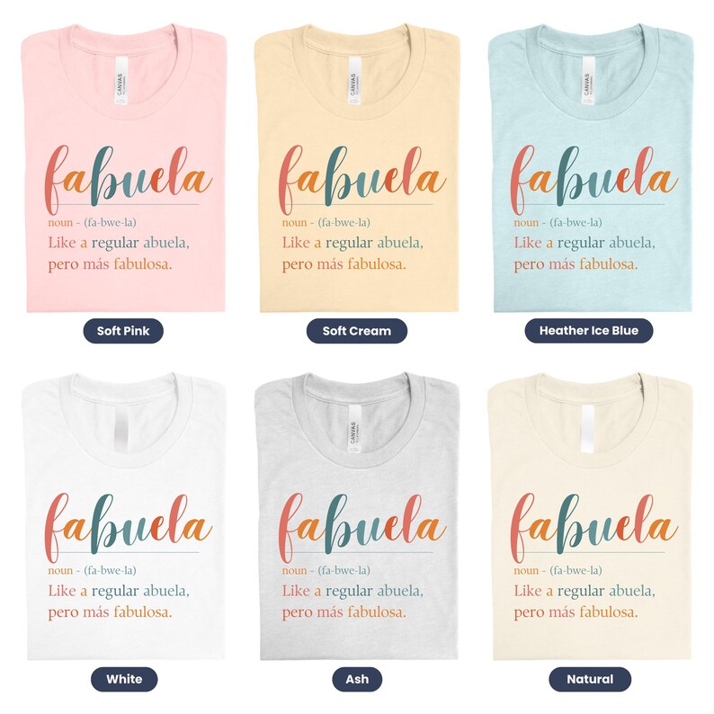 Camiseta de abuela, Regalo para abuela, Regalo para abuelita, Camiseta para abuelita, Regalos para abuela, Regalo para abuela mexicana, Día de la Madre, Cumpleaños, Navidad imagen 2