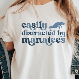 Manatee Shirt, Manatee Gifts, Manatee T Shirt, Manatee Tshirt, Funny Manatee Tee, Save the Manatee Conservation Shirt, Marine Biology Gift