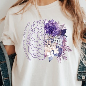 Epilepsy Shirt, Epilepsy Awareness Shirt, Epilepsy Mom Shirt, Epilepsy Warrior Shirt, Epilepsy Gift, Purple Shirt, Epilepsy Awareness Month
