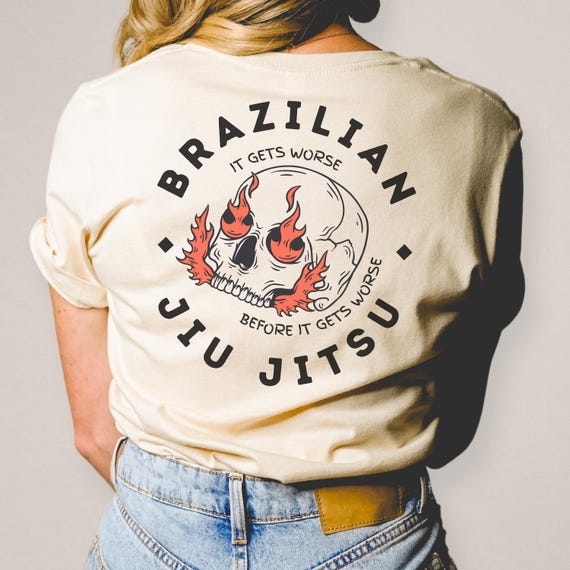 Jiu Jitsu Gift, Jiu Jitsu Shirt, Brazilian Jiu Jitsu Gift, BJJ Shirt, Mixed Martial Arts Gift, MMA Gift, It Gets Worse Before It Gets Better