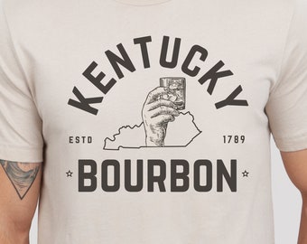 Bourbon Shirt, Kentucky Bourbon Shirt, Unique Bourbon Gifts, Bourbon Lover Gift, Whiskey Lover Gift, Whiskey Gift for Men, Bartender Gifts