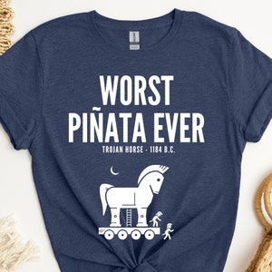 History Teacher Shirt, Worst Piñata Ever Shirt, Trojan Horse Shirt, Trojan War, Greek Mythology Lover Gift, Funny Ancient History Shirt Bild 5