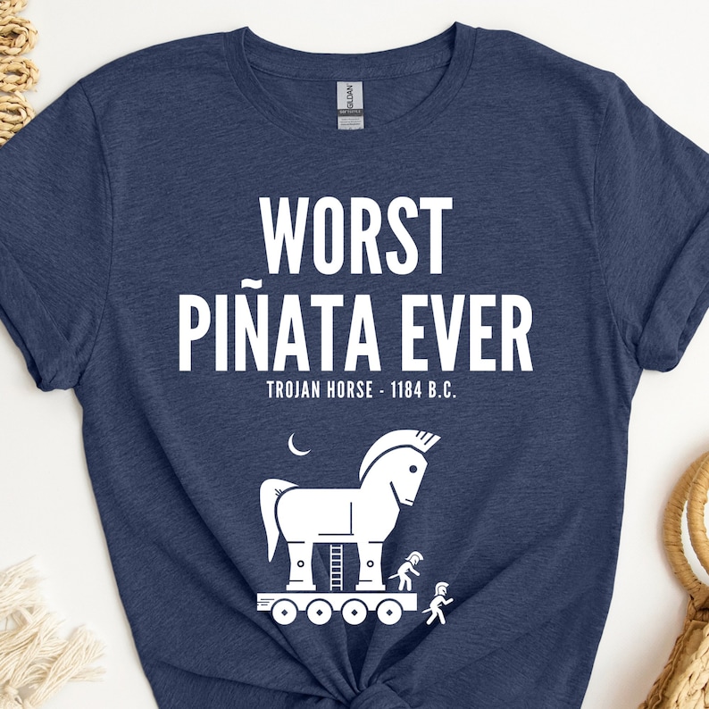 History Teacher Shirt, Worst Piñata Ever Shirt, Trojan Horse Shirt, Trojan War, Greek Mythology Lover Gift, Funny Ancient History Shirt Bild 5