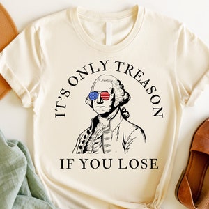 History Teacher Shirt, History Buff Gift, Funny History Shirt, Teacher Gift, 4th of July, American Flag Sunglasses George Washington Shirt